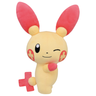 Authentic Pokemon plush Plusle +/- 36cm Banpresto hopepita